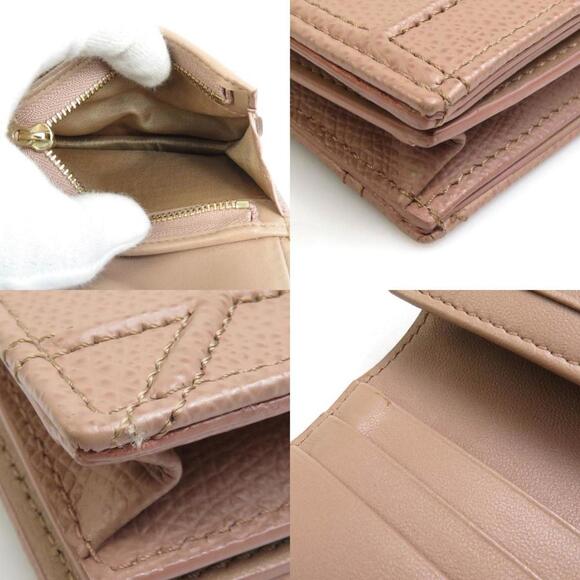 DIOR Beige Leather Wallet - Picture 4 of 5